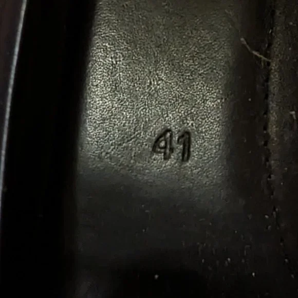 Ecco Touch Flats. Blue-black Snakeskin uppers. Women Size 41 (US 9.5) - Picture 4 of 9